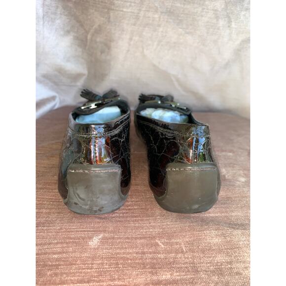 Stuart Weizman Embossed Croc Driving Moccasin Tassel Loafers Size 6.5 - Picture 4 of 8